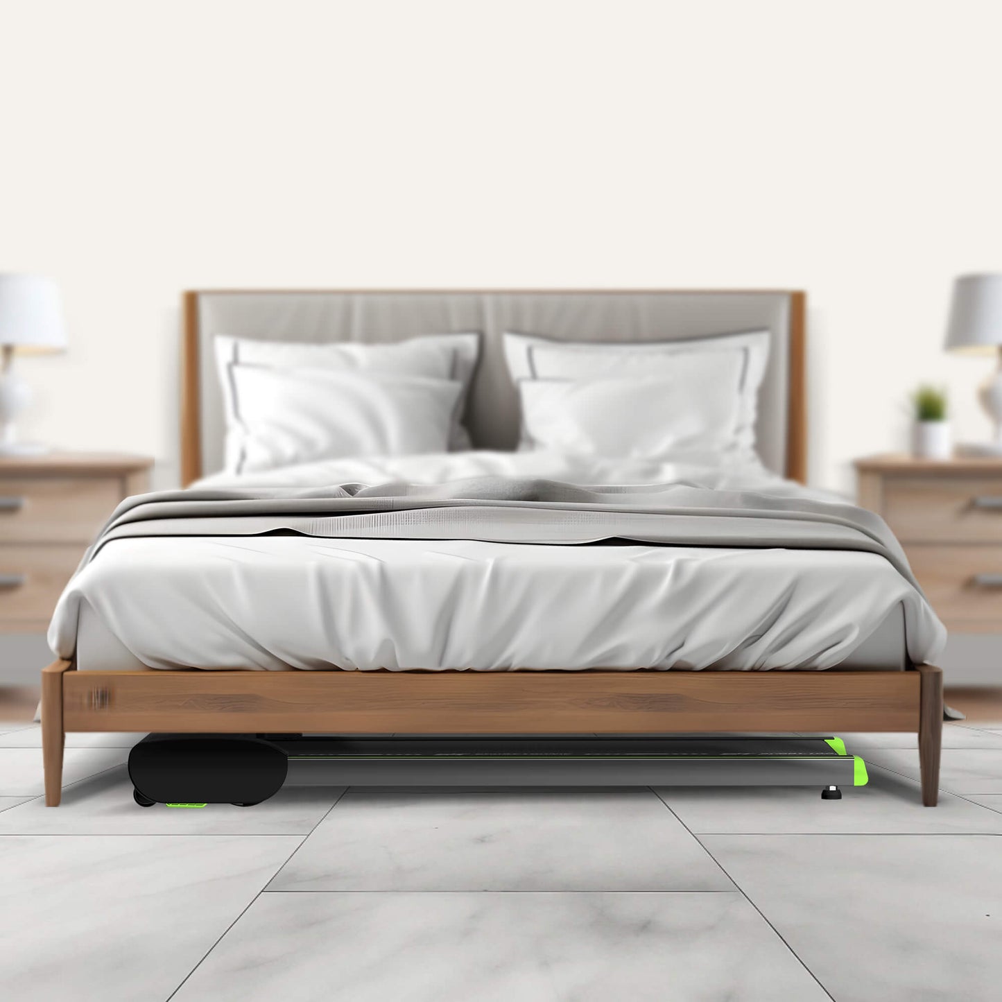 Пътека за ходене Turbotronic, ST-510, регулируема скорост, 4 зададени програми, дистанционно управление, LED дисплей