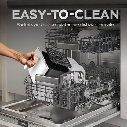 AirFryer Дигитален Turbotronic Airchef Pro TT-AF190, 6.0L, 8зададени програми, дигитален дисплей, 1600W