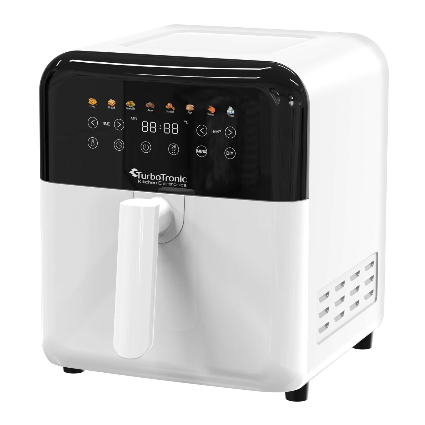 AirFryer Дигитален Turbotronic Airchef Pro TT-AF190, 6.0L, 8зададени програми, дигитален дисплей, 1600W