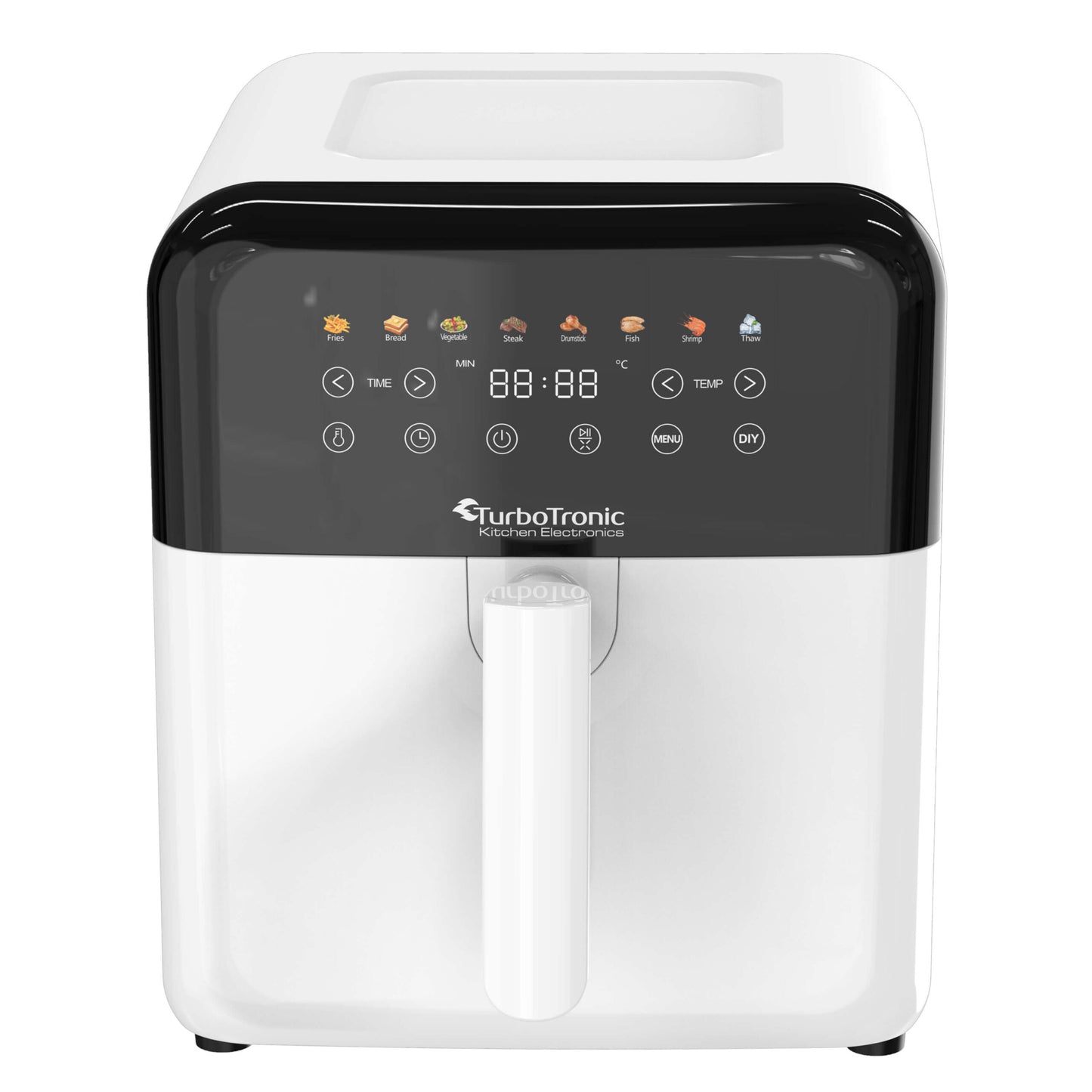 AirFryer Дигитален Turbotronic Airchef Pro TT-AF190, 6.0L, 8зададени програми, дигитален дисплей, 1600W