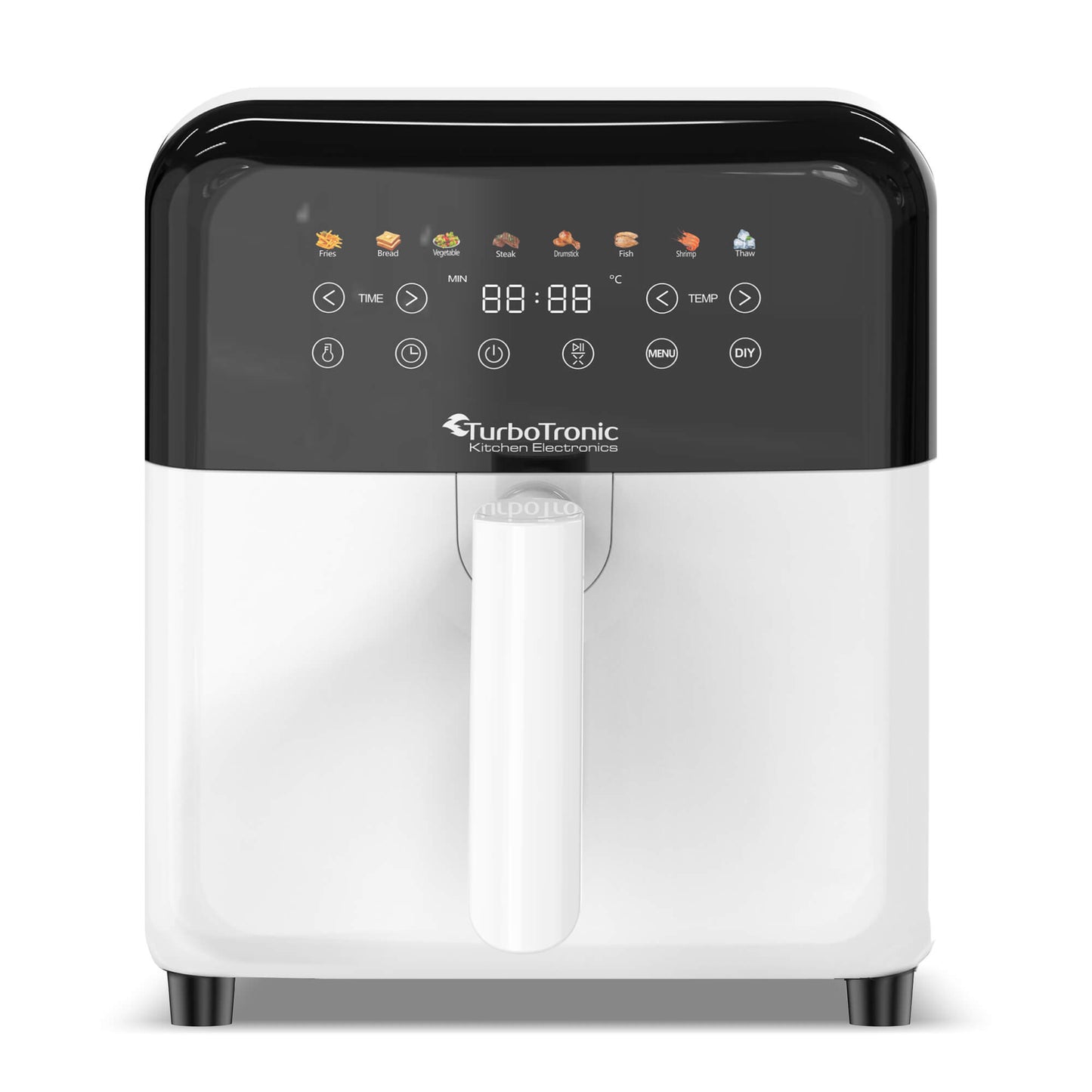 AirFryer Дигитален Turbotronic Airchef Pro TT-AF190, 6.0L, 8зададени програми, дигитален дисплей, 1600W