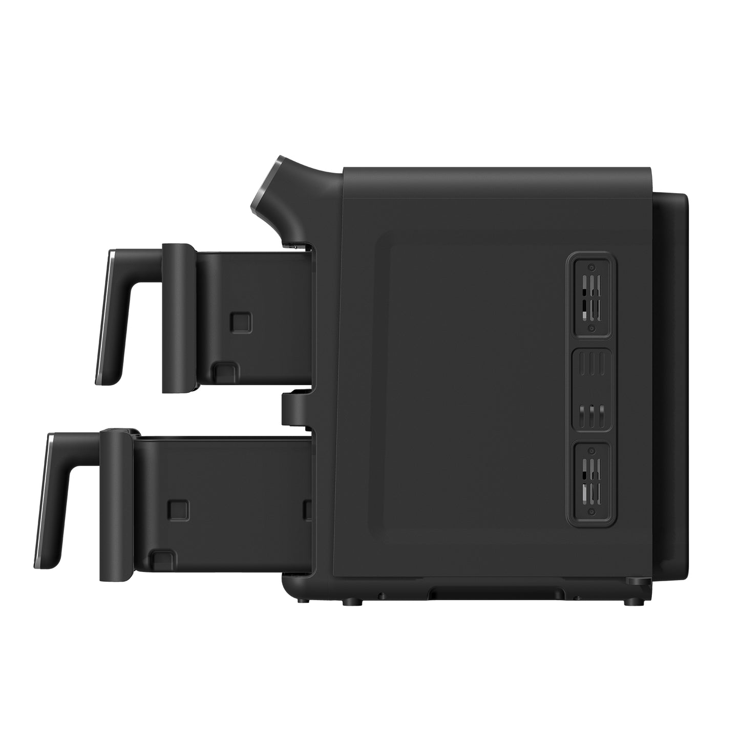 Колонен AirFryer TurboTronic TT-AF500D, 2460W, 11L (2×5.5L), 6 функции, 200°C, тъч дисплей