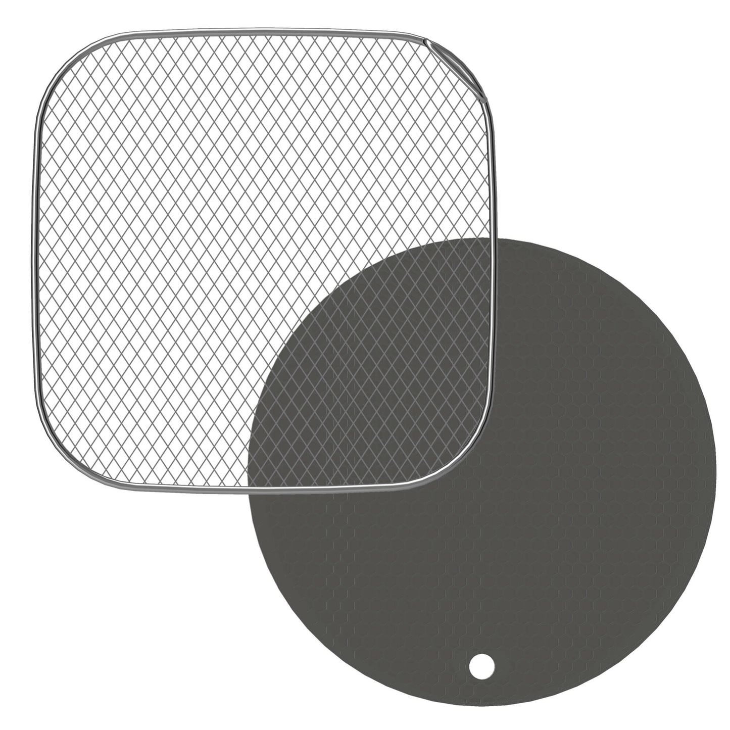 Фритюрник с горещ въздух TurboTronic TT-AFG5, 5.5L, 1200W, стъклена кошница, дигитален контрол, 8 програми