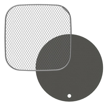 Фритюрник с горещ въздух TurboTronic TT-AFG5, 5.5L, 1200W, стъклена кошница, дигитален контрол, 8 програми