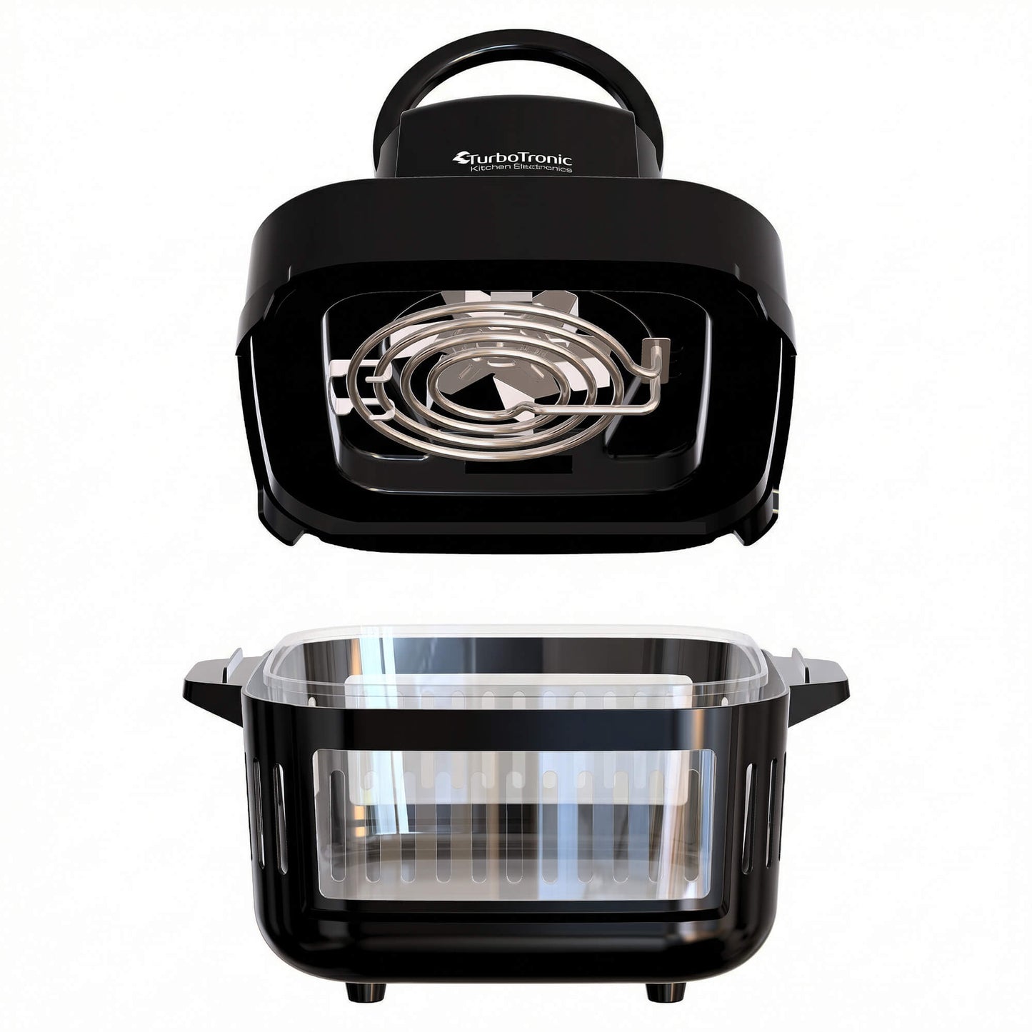 Дигитален AirFryer TurboTronic TT-AFG6, 1600W, 6L, 7 програми
