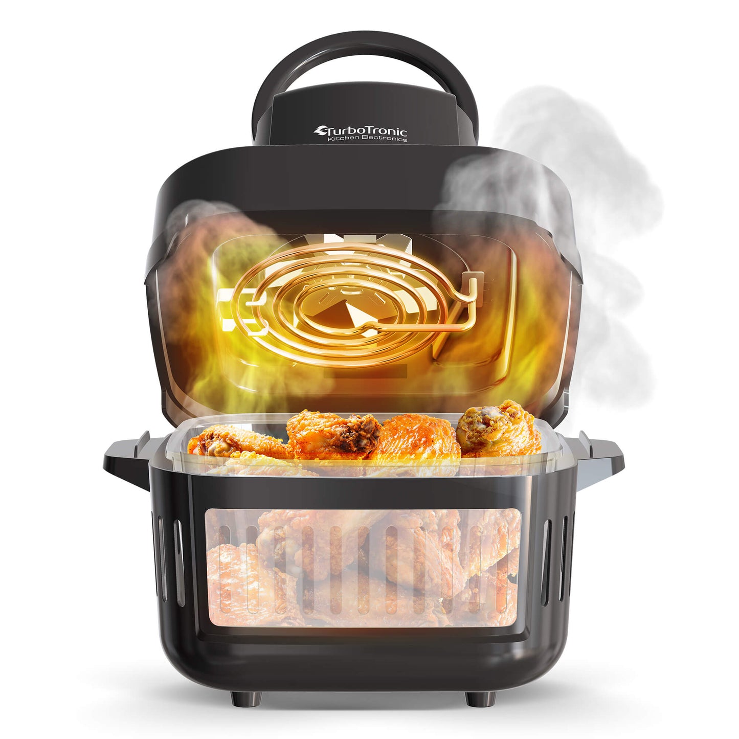 Дигитален AirFryer TurboTronic TT-AFG6, 1600W, 6L, 7 програми