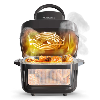 Дигитален AirFryer TurboTronic TT-AFG6, 1600W, 6L, 7 програми