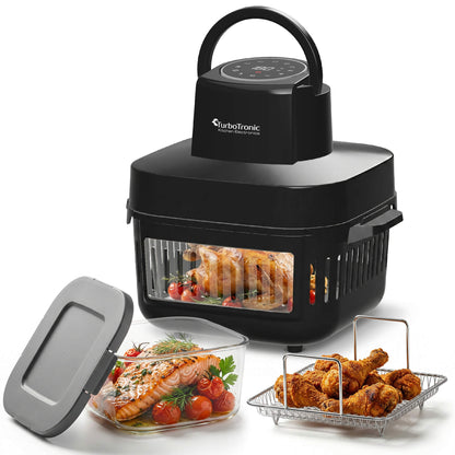 Дигитален AirFryer TurboTronic TT-AFG6, 1600W, 6L, 7 програми