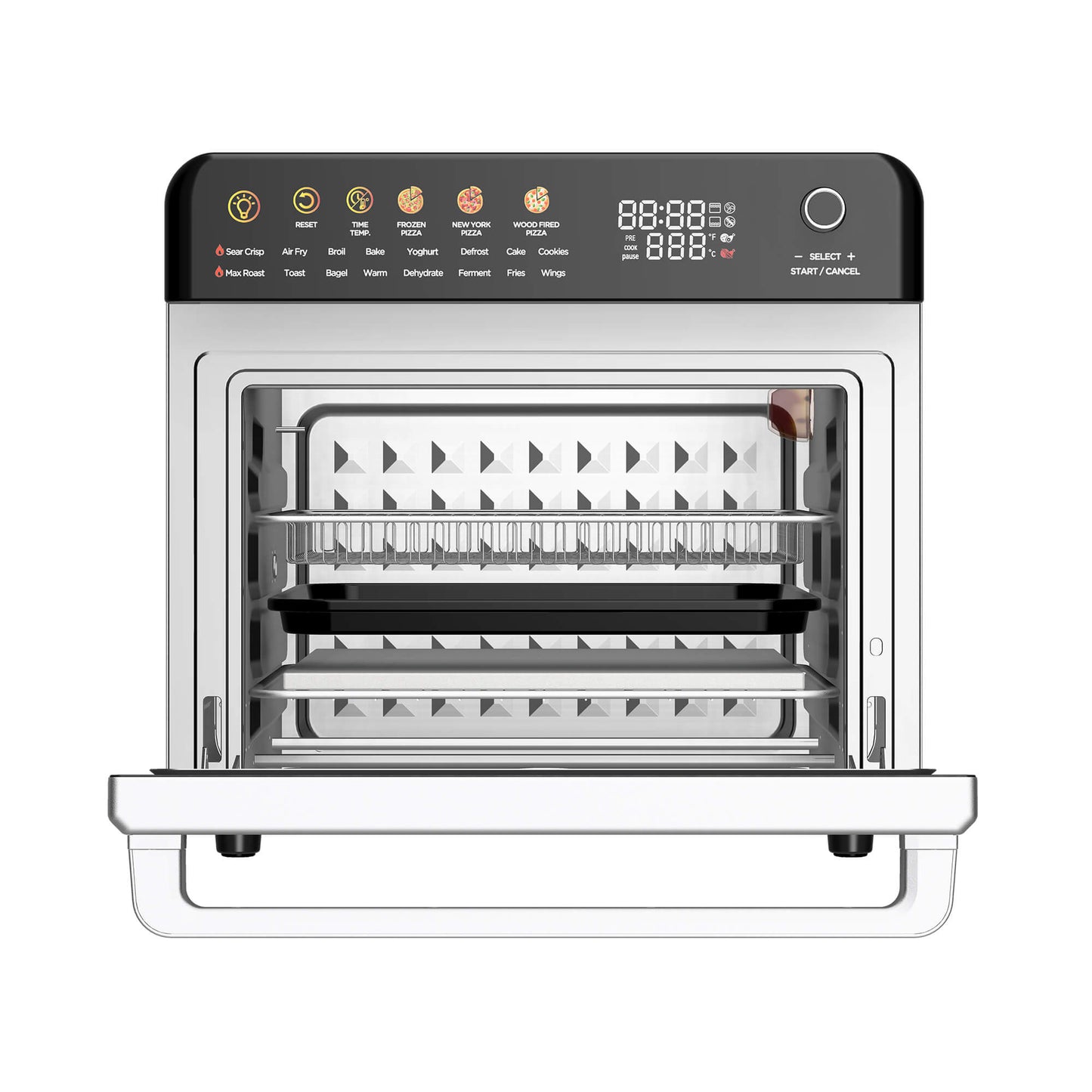 Мултифункционална фурна с въздух TurboTronic TT-AFO310, 2200W, 34L, до 350°C, 16 програми, LED дисплей