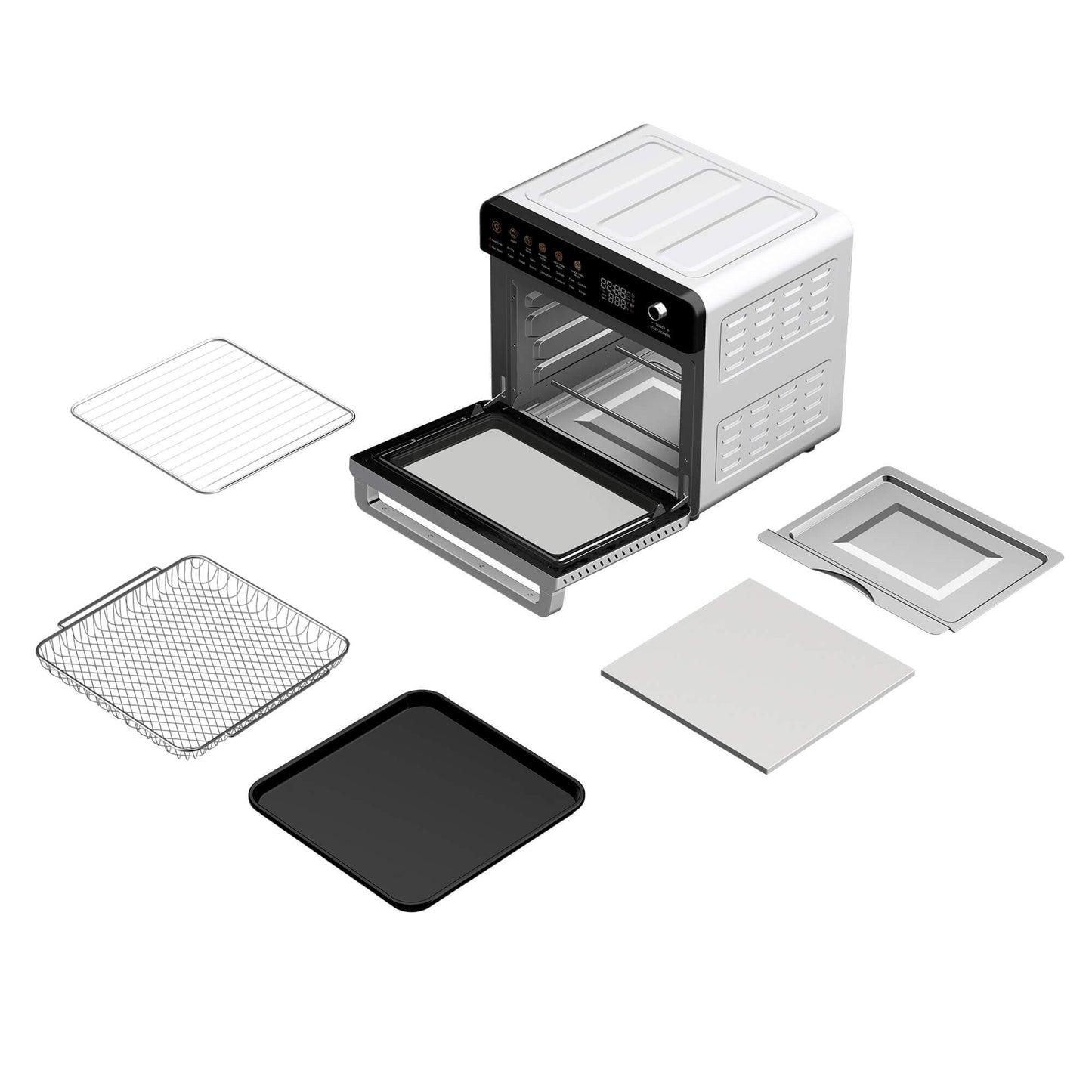 Мултифункционална фурна с въздух TurboTronic TT-AFO310, 2200W, 34L, до 350°C, 16 програми, LED дисплей