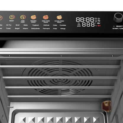 Мултифункционална фурна с въздух TurboTronic TT-AFO310, 2200W, 34L, до 350°C, 16 програми, LED дисплей