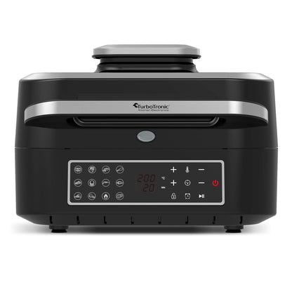 AirFryer грил 6 в 1 TurboTronic TT-AG700, 260°C, 6.5L, циклонна технология, тъч дисплей, Smart термометър