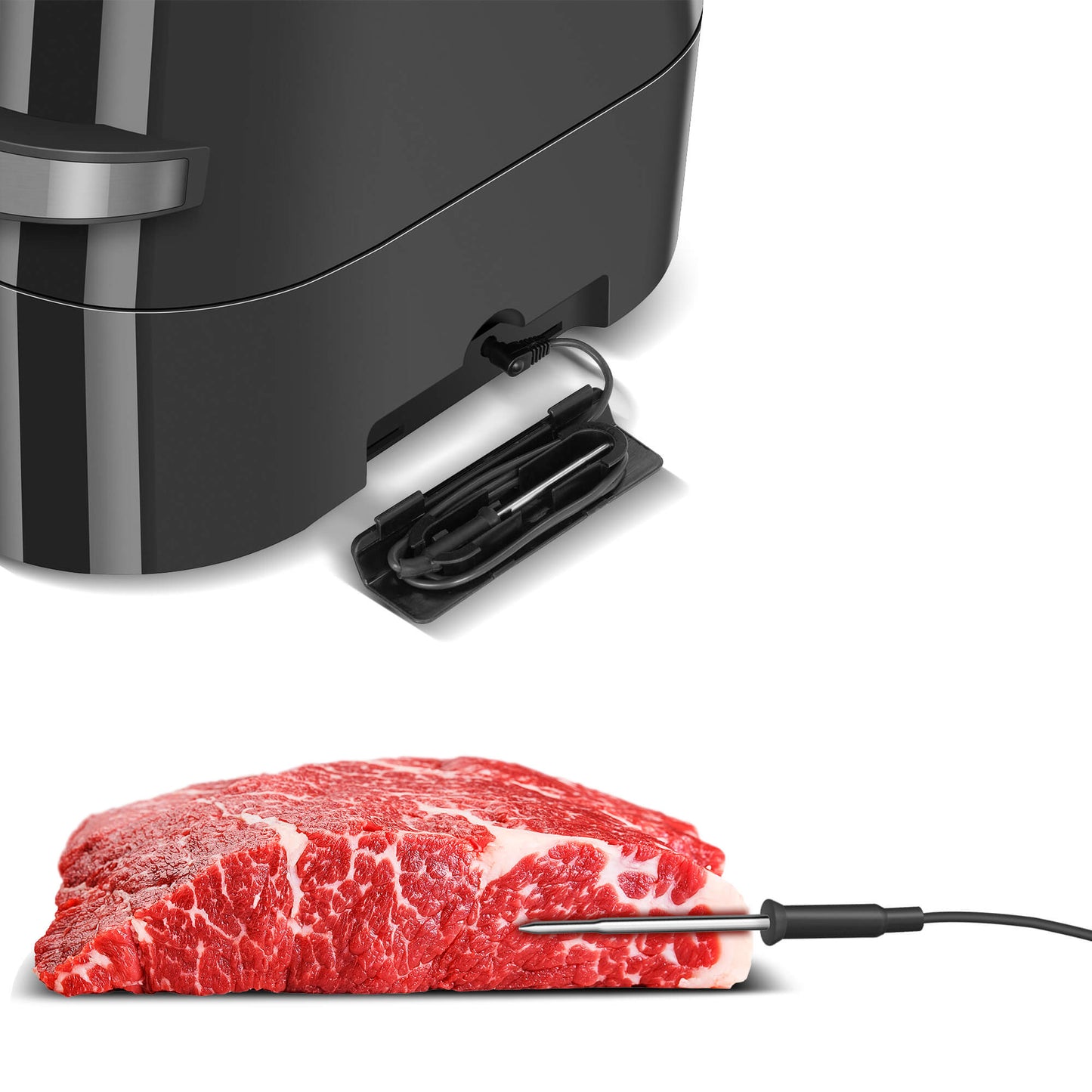 AirFryer грил 6 в 1 TurboTronic TT-AG700, 260°C, 6.5L, циклонна технология, тъч дисплей, Smart термометър