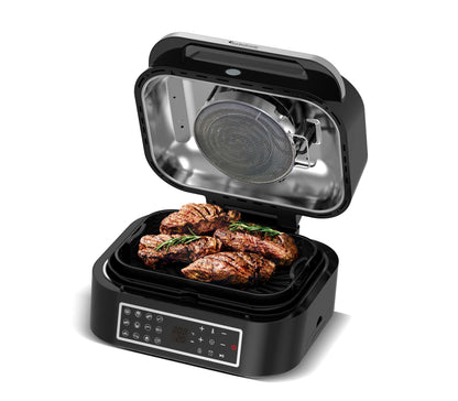 AirFryer грил 6 в 1 TurboTronic TT-AG700, 260°C, 6.5L, циклонна технология, тъч дисплей, Smart термометър