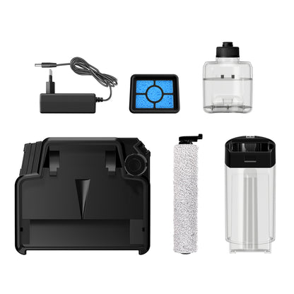 Вертикална прахосмукачка 2 в 1 TurboTronic TT-AIV8, 180W, 22.2V, мокро и сухо почистване, 600ml/450ml, ≤80dB