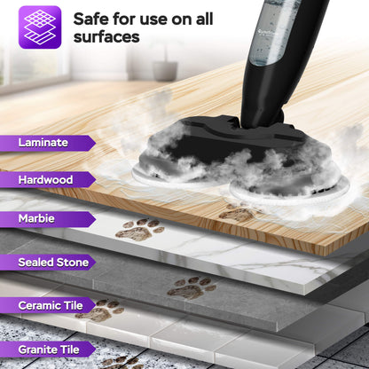 Вертикална парочистачка Turbotronic TT-AQV700 STEAM & SCRUB MOP