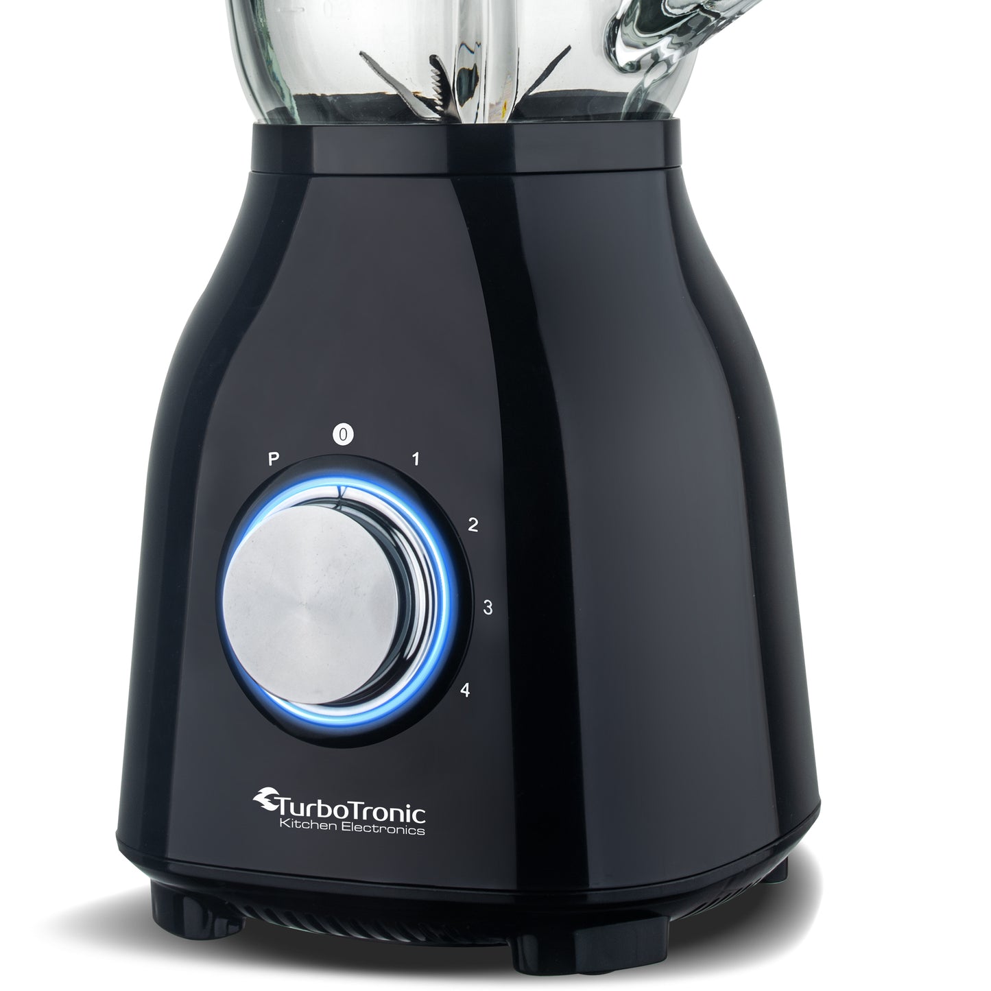 Стъклен блендер TurboTronic ТТ-BG6, 1400W, 1.5L, 6 ножа, Pulse функция, 4 скорости, стоманен корпус