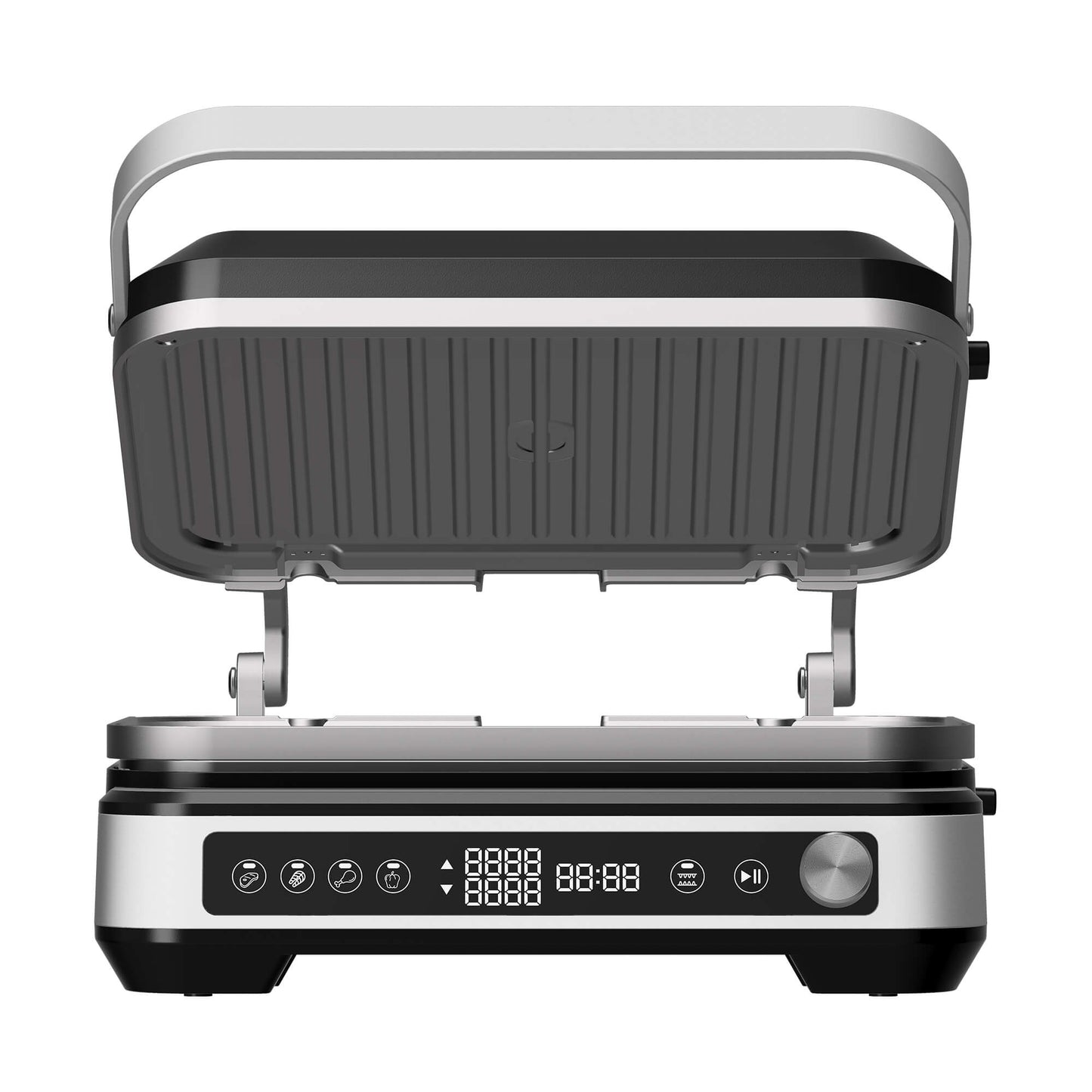 Контактен грил Turbotronic TT-CG1W 4 зададени програми, 4плочи, LED дисплей, 2000W,