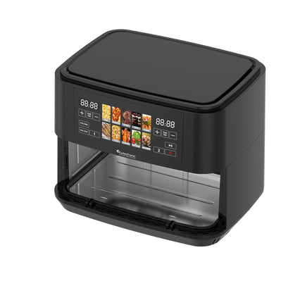 AirFryer TurboTronic Multi DualChef, TT-DAF8, 9L (2×4.5L), 2200–2600W, 10 програми