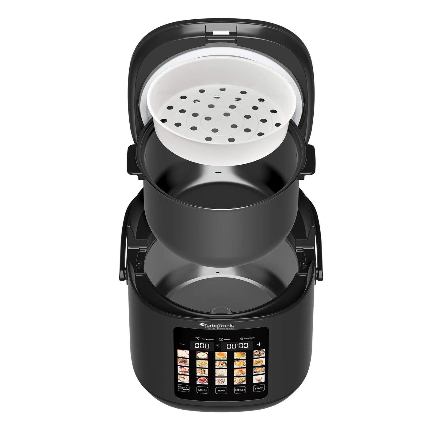 Мултикукър 20 в 1 TurboTronic TT-DMC23, 860W, 5L, LED тъч дисплей, керамично покритие, 24h таймер