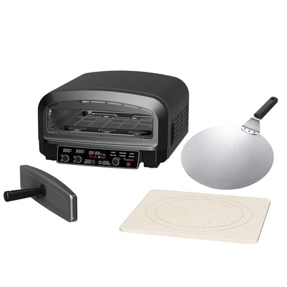 Мултифункционална пещ за пица Turbotronic Pizzaliano TT-PO14, 20L, 6предварителни програми, лед дисплей, 2200W