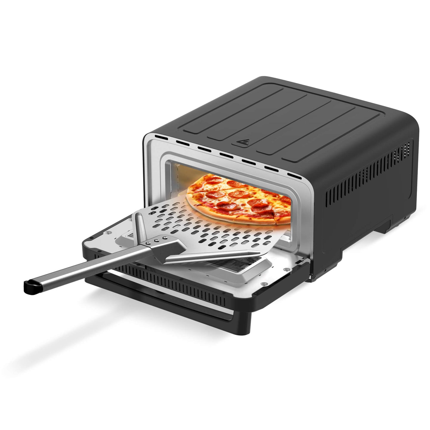 Електрическа пещ за пица TurboTronic TT-PO15, 2000W, до 430°C, 13L, за 12” пица, цифров контрол