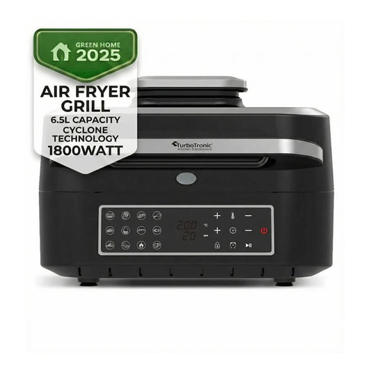 AirFryer грил 6 в 1 TurboTronic TT-AG700, 260°C, 6.5L, циклонна технология, тъч дисплей, Smart термометър