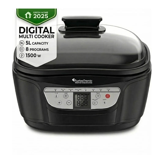 Мултикукър 8 в 1 TurboTronic TT-DMC24, 1500W, 5L, дигитален дисплей, 50–240°C, 1–240 мин