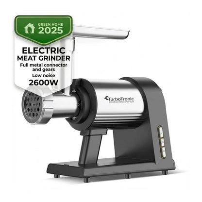 Професионална месомелачка TurboTronic Samurai Ultra TT-MG10, 2600W, мултифункционална 6 в 1, неръждаема стомана
