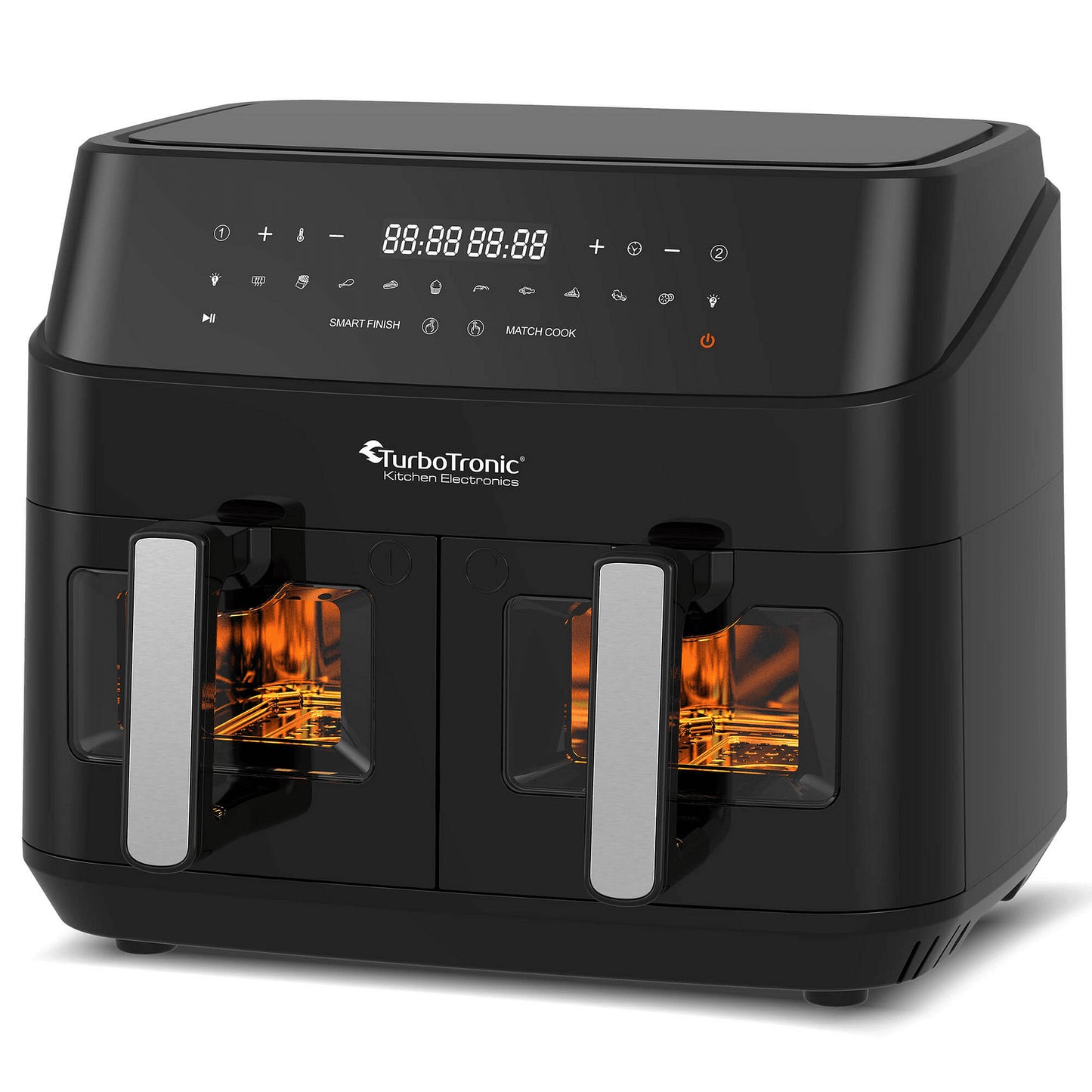 AirFryer TurboTronic AirChef Pro, TT-DAF6W, 6L, 1600W, 40–200°C, таймер до 60 мин