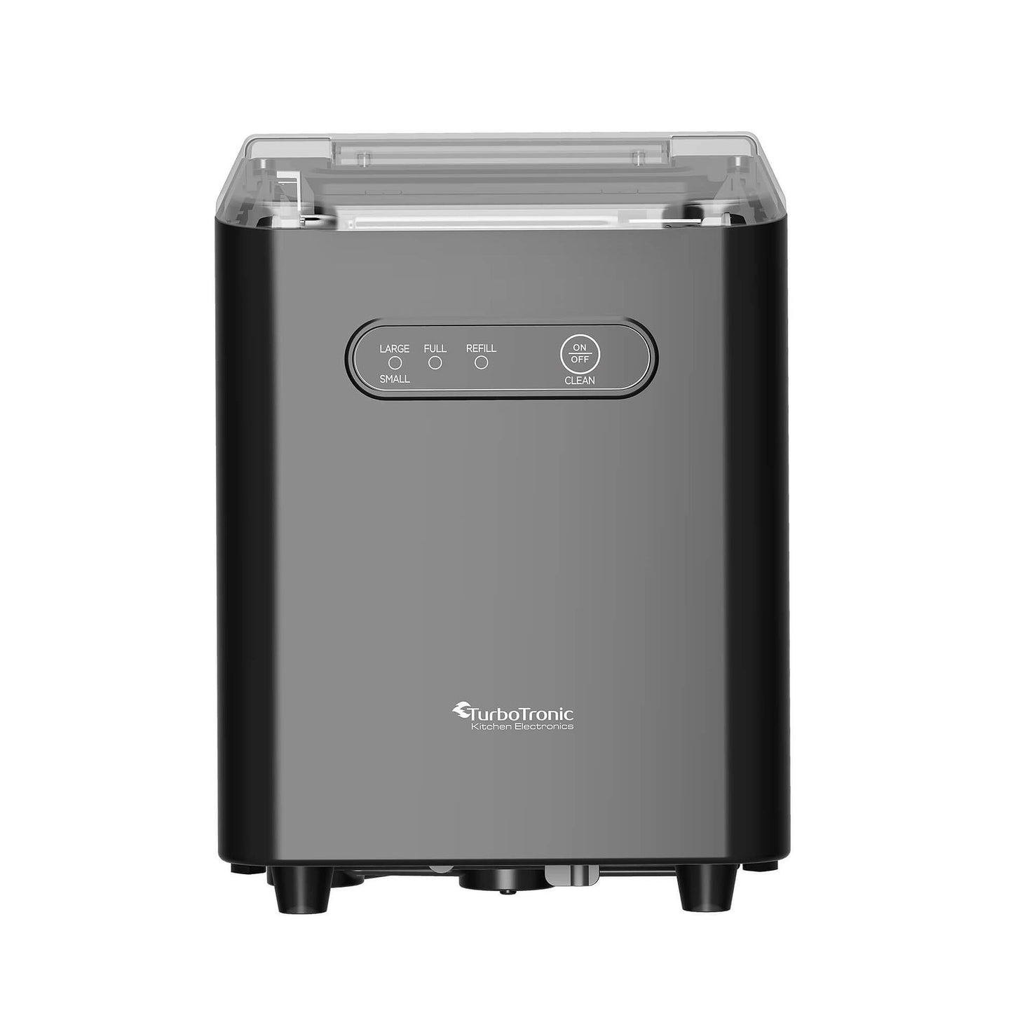 Ледогенератор TurboTronic Iceberg TT-ICM1, 120W, 10 кг/24ч, 2 размера кубчета, 1L резервоар, Soft Touch панел