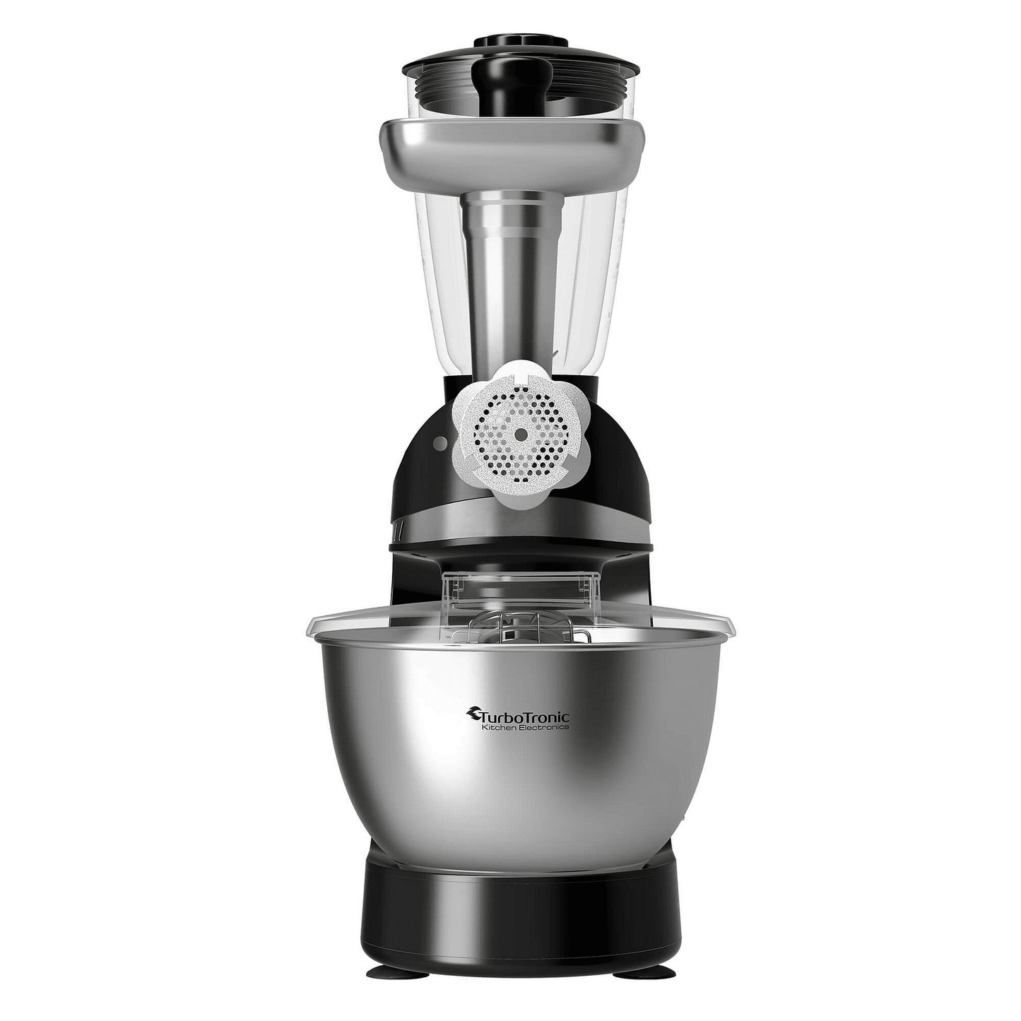 Планетарен миксер 8 в 1 TurboTronic ProMix, TT-007, 2000W, 5L, ексцентрично движение, 220–240V