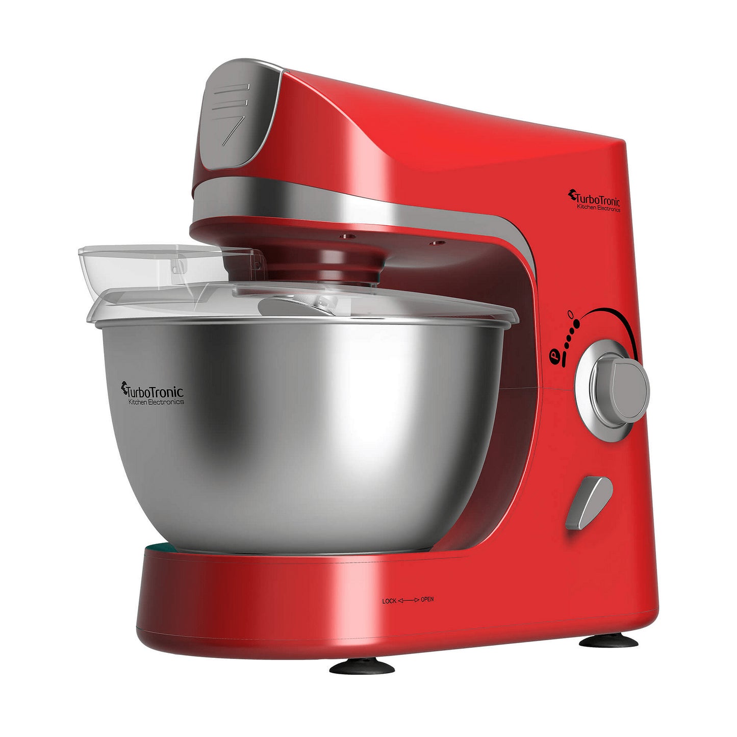 Планетарен миксер TurboTronic ProMix, TT-002, 2000W, 5L, 10 скорости + пулс, неръждаема купа