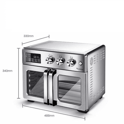 Мултифункционална фурна TurboTronic AirChef Legendary TT-AFD32, 32L, 1700W, 12 програми, LED дисплей, до 230°C